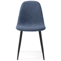 Стул на металлокаркасе Lilu dark blue / black