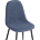Стул на металлокаркасе Lilu dark blue / black 