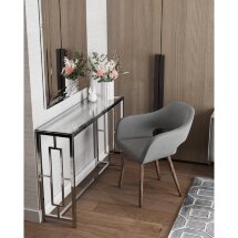 Консоль БРУКЛИН 115*30 серебро
