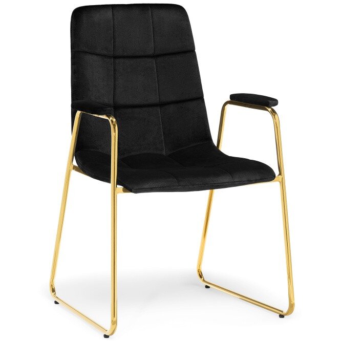 Стул на металлокаркасе black / gold Стул на металлокаркасе black / gold