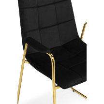 Стул на металлокаркасе black / gold