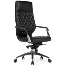Офисное кресло Isida black / satin chrome