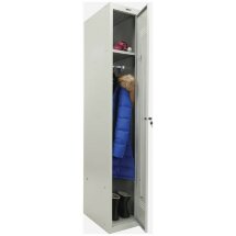 Шкаф металлический для одежды BRABIX &quot;LK 11-30&quot;, УСИЛЕННЫЙ, 1 секция, 1830х300х500 мм,18 кг, 291127, S230BR401102