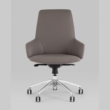 Кресло офисное TopChairs Bow серый