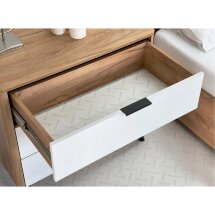 Корпусная мебель Адам дуб крафт золотой / белое дерево комплектация 1
