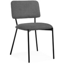 Стул на металлокаркасе Reparo dark gray / black