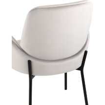 Стул Stool Group обеденный Дивора велюр светло-розовый со светло-серой спинкой