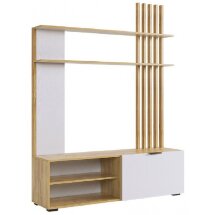 Корпусная мебель Бери дуб крафт золотой / белое дерево